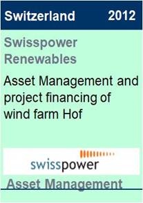 2012 Swisspower Renewables