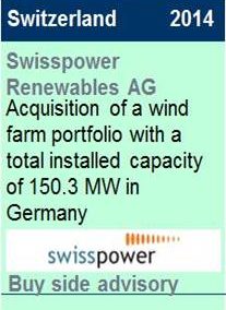 2014 Swisspower Renewables